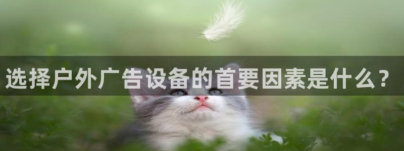 杏宇平台怎么样：选择户外广告设备的首要因素是什么？