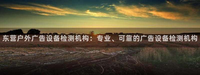 杏宇平台测速链接：东营户外广告设备检测机构：专业、可靠的广告设备检测机构