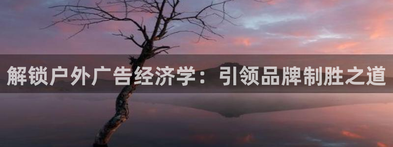 杏宇平台开户：解锁户外广告经济学：引领品牌制胜之道