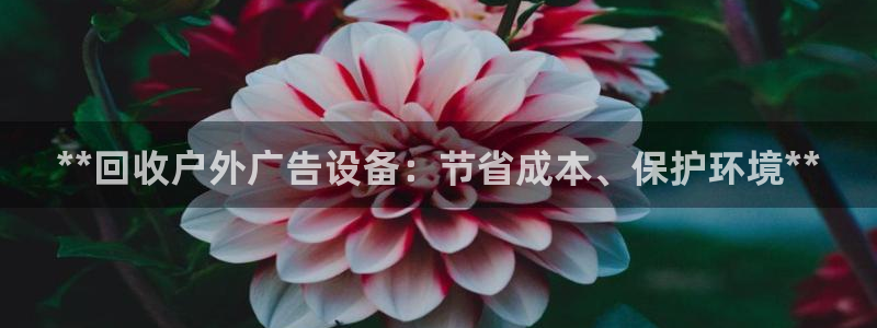 杏宇平台是什么：**回收户外广告设备：节省成本、保护环境**