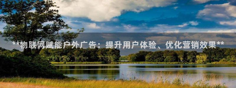 杏宇平台登录步骤图：**物联网赋能户外广告：提升用户体验、优化营销效果**