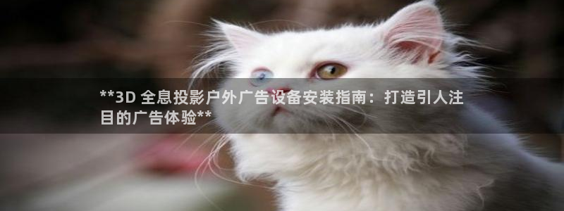 杏宇平台登录步骤图：**3D 全息投影户外广告设备安装指南：打造引人注
目的广告体验**