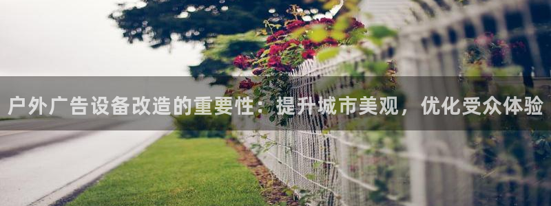 杏宇平台怎么样：户外广告设备改造的重要性：提升城市美观，优化受众体验