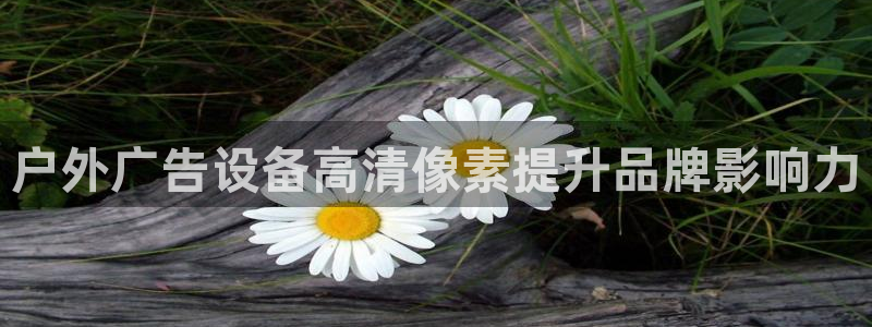杏宇平台怎么样：户外广告设备高清像素提升品牌影响力