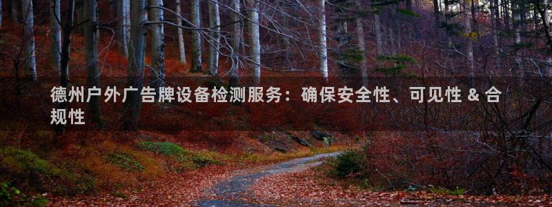 杏宇平台代理怎么赚钱的：德州户外广告牌设备检测服务：确保安全性、可见性 & 合
规性